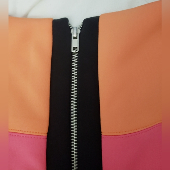 Maggy London Color Block Sleeveless Sheath Midi Dress - Picture 9 of 10